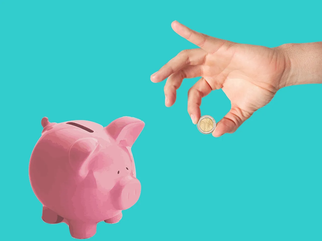 Photo showing savings, piggy, bank and money.