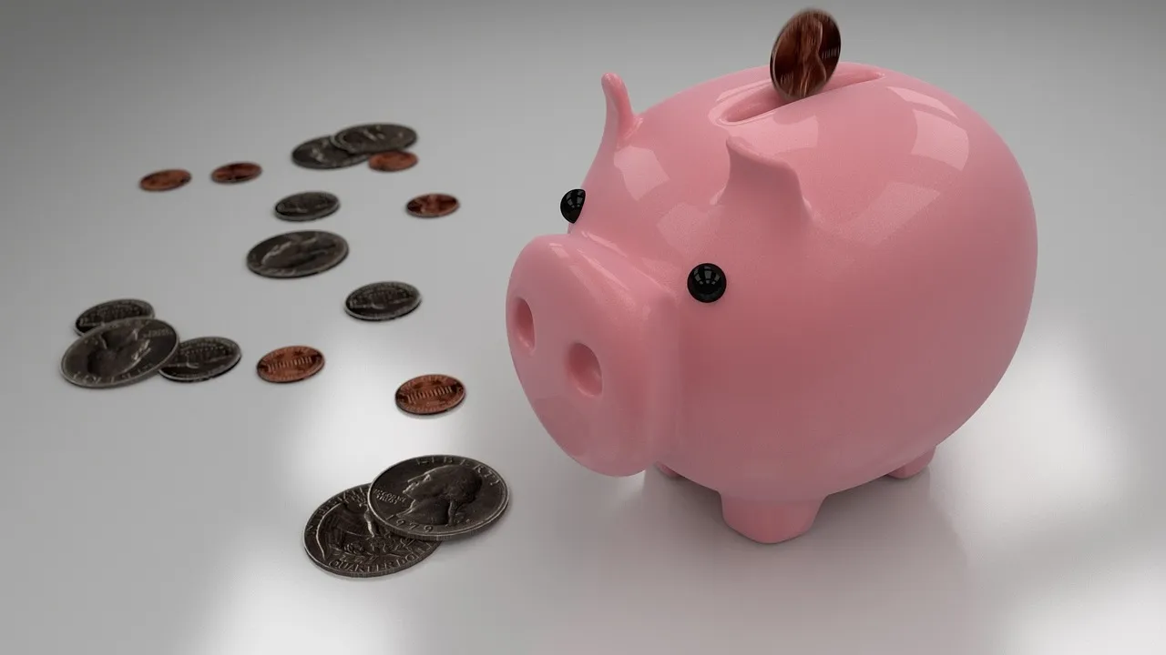 Photo showing piggy bank, savings, money and bank.