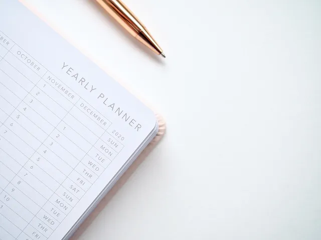 Photo showing planner, 2019 and year.