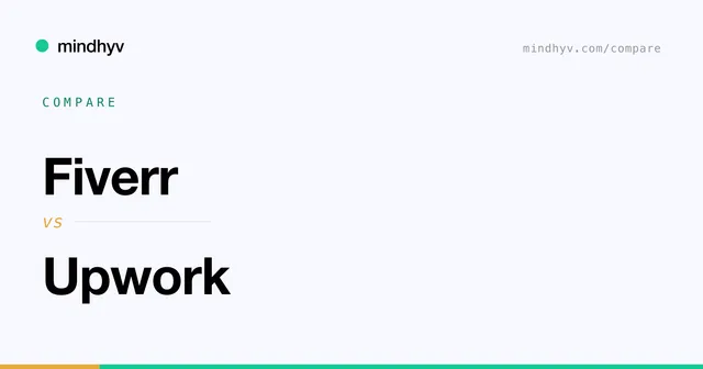 Fiverr versus Upwork