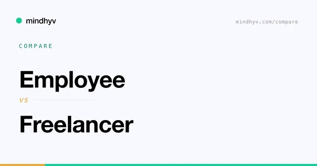 Employee versus Freelancer