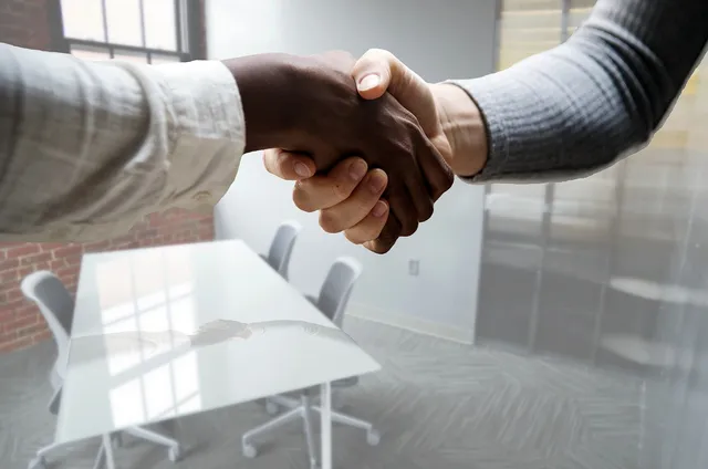Photo showing job, interview and hiring.