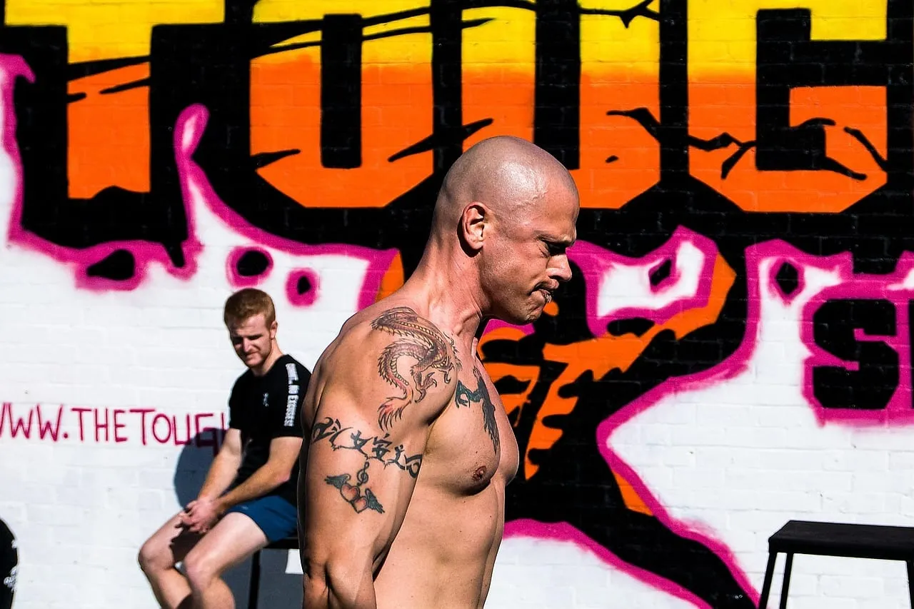 Photo showing farmer walks, farmer carry, crossfit and strongman.