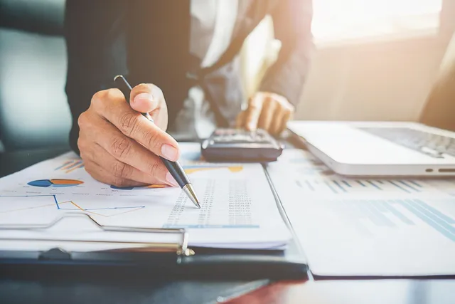 Photo showing finance, accounting and tax.