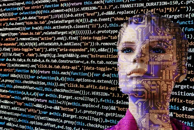 Photo showing artificial intelligence, robot and ai.