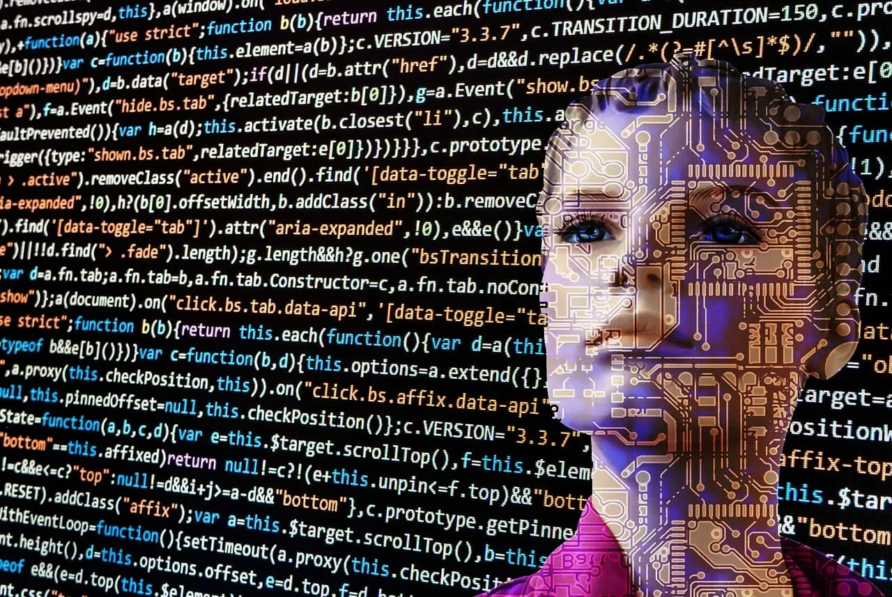 Photo showing artificial intelligence, robot and ai.